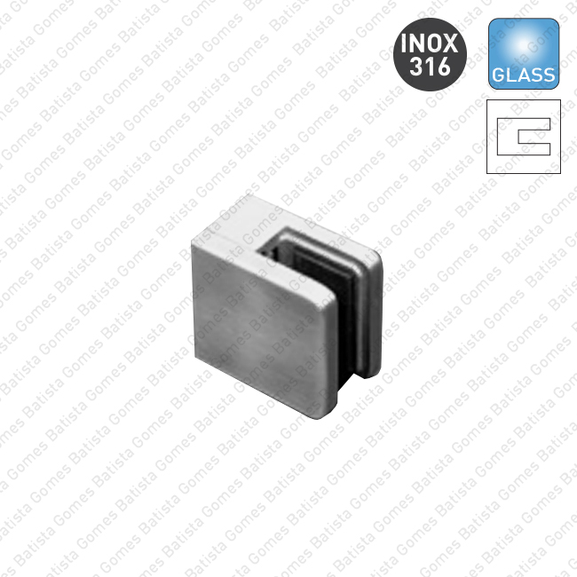 Suporte para paineis em vidro / 8-12.7mm